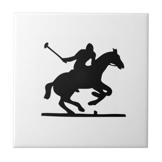 Polo Horse Tegeltje (Voorkant)
