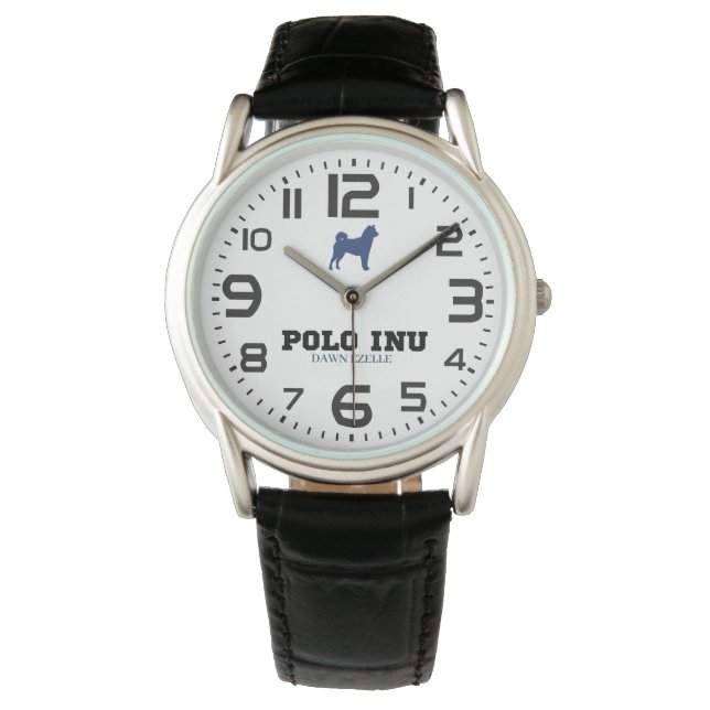 POLO INU MANNEN SPORTS WATCH HORLOGE (Voorkant)