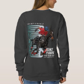 Polo Kampioenschap Equestrian Ruiter Dans met Paar (Achterkant)