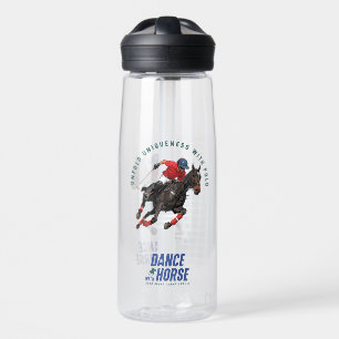 Polo Kampioenschap Equestrian Ruiter Dans met Paar Waterfles