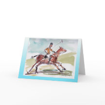 Polo leeg wenskaart met witte envelop