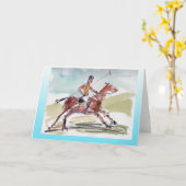 Polo leeg wenskaart met witte envelop kaart (Gele Bloem)