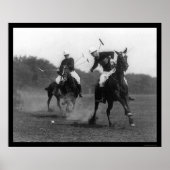 Polo Match Field Artillery 1926 Poster (Voorkant)