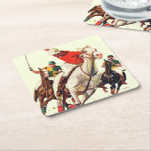 Polo Match Kartonnen Onderzetters (Schuin)