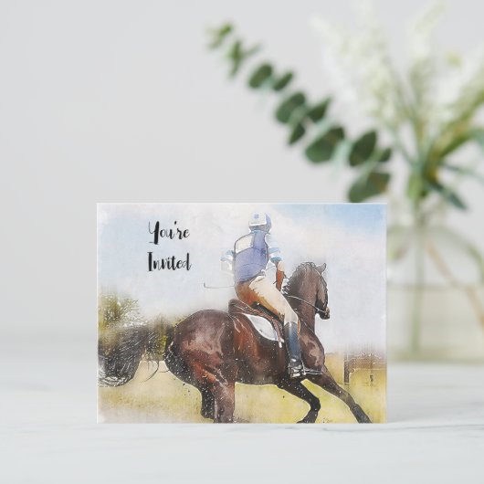 POLO MATCH UITNODIGING (Staand voorkant)