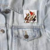 Polo Match Vierkante Button 5,1 Cm (In situ)