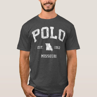 Polo Missouri MO Vintage Atletische Sport Ontwerp