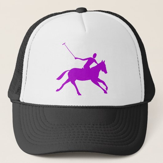 Polo - Paars Trucker Pet (Voorkant)
