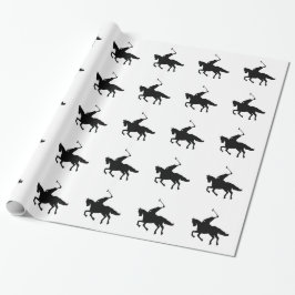 Polo Player and Horse Cadeaupapier