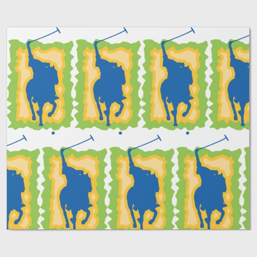 Polo Player Cadeaupapier (Vlak)