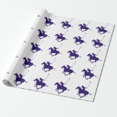 Polo Player Cadeaupapier (Uitgerold)