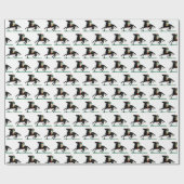  Polo Player op Pony Cadeaupapier (Vlak)