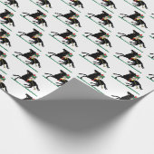  Polo Player op Pony Cadeaupapier (Hoek)