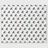  Polo Player op Pony Cadeaupapier (Vlak)