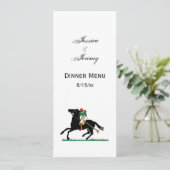  Polo Player op Pony Kaart (Staand voorkant)