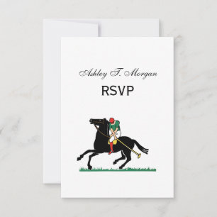 Polo Player op Pony RSVP Kaartje