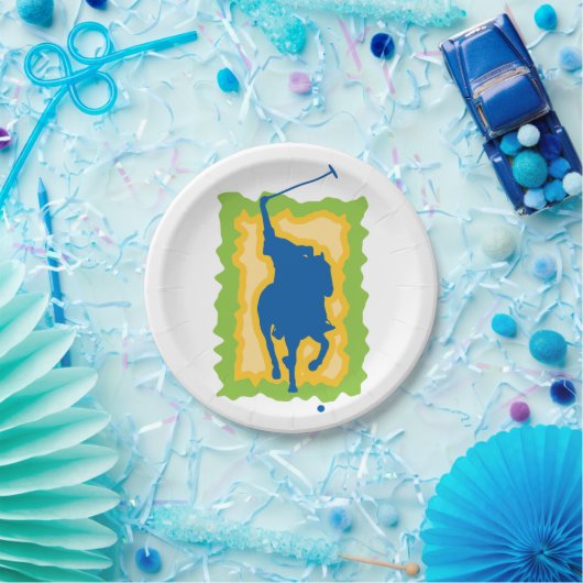 Polo Player Papieren Bordje (Feest)