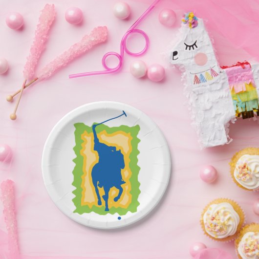 Polo Player Papieren Bordje (Feest)