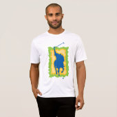 Polo Player Silhouette Modern Horseback Sports (Voorkant volledig)