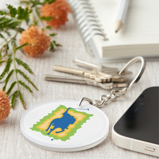 Polo Player Sleutelhanger (Voorkant Rechts)