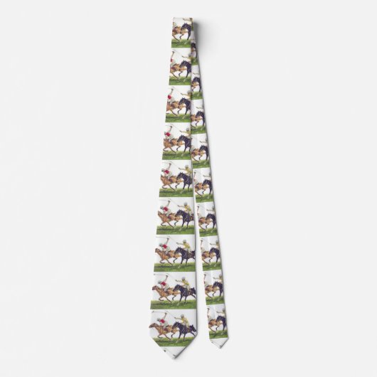 Polo Players Necktie Stropdas (Voorkant)