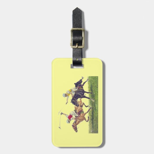 Polo Ponies Bagagelabel (Voorkant verticaal)