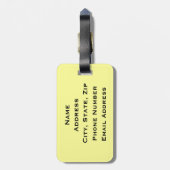 Polo Ponies Bagagelabel (Achterkant verticaal)