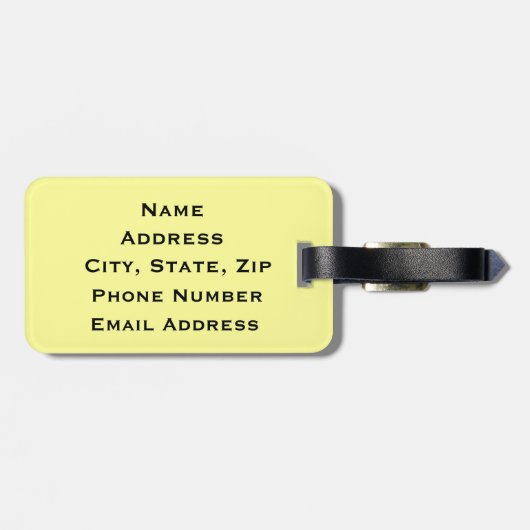 Polo Ponies Bagagelabel (Achterkant horizontaal)