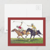 Polo Ponies Briefkaart (Voorkant / Achterkant)