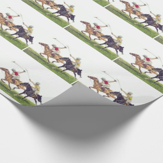 Polo Ponies Cadeaupapier (Hoek)
