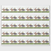 Polo Ponies Cadeaupapier (Vlak)