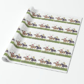 Polo Ponies Cadeaupapier (Uitgerold)