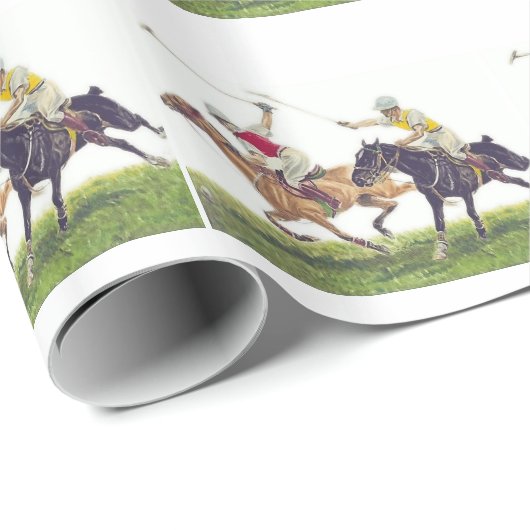 Polo Ponies Cadeaupapier (Rol Hoek)