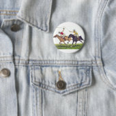 Polo Ponies Ronde Button 5,7 Cm (In situ)