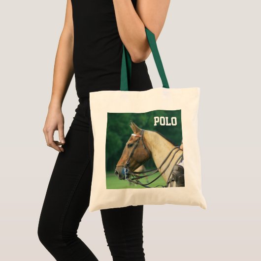 Polo-Pony met Rider-Canvas tas (Voorkant (product))