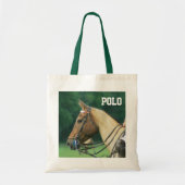 Polo-Pony met Rider-Canvas tas (Voorkant)