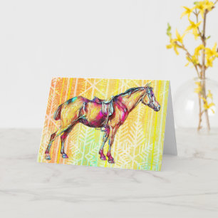 Polo Pony Paard Art Note Kaart