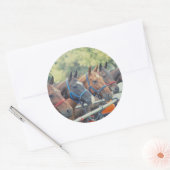 Polo Pony String Ronde Sticker (Envelop)
