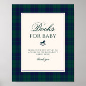  Polo Rocking Horse Plaid Boeken voor baby Poster (Voorkant)