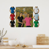 Polo Shirten Poster van G Clothing (Keuken)