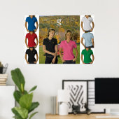 Polo Shirten Poster van G Clothing (Thuiskantoor)