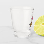 Polo-spelpaarden en -Rider Shot Glas (Links)