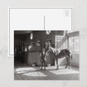 Polo Stables, 1933 Briefkaart (Voorkant / Achterkant)