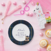Polo Teddy Bear Baby Shower Papieren Bordje (Feest)