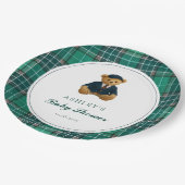 Polo Teddy Bear-Baby shower Papieren Bordje (Gekanteld)