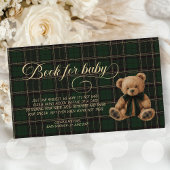 Polo Teddy Bear Classic Baby Shower book for baby Informatiekaartje