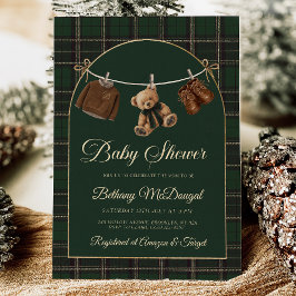 Polo Teddy Bear Klassieke Babyborrel Kaart