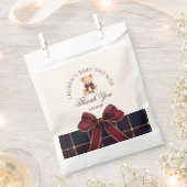 Polo Teddybeer rode Bow Preppy Dank u Bedankzakje (Geknipt)