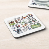 Polo Themed Bier Onderzetter (Linkerzijde)