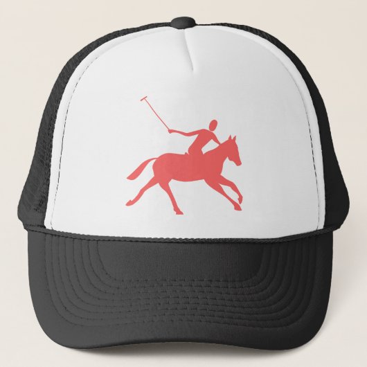 Polo - Tropisch roze Trucker Pet (Voorkant)